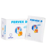 Fervex D, kompleksowy lek na objawy przeziębienia i grypy, 8 saszetek