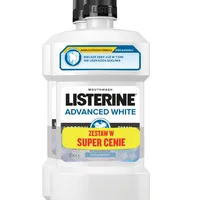 Listerine Advanced White, łagodny smak, 2 x 500 ml