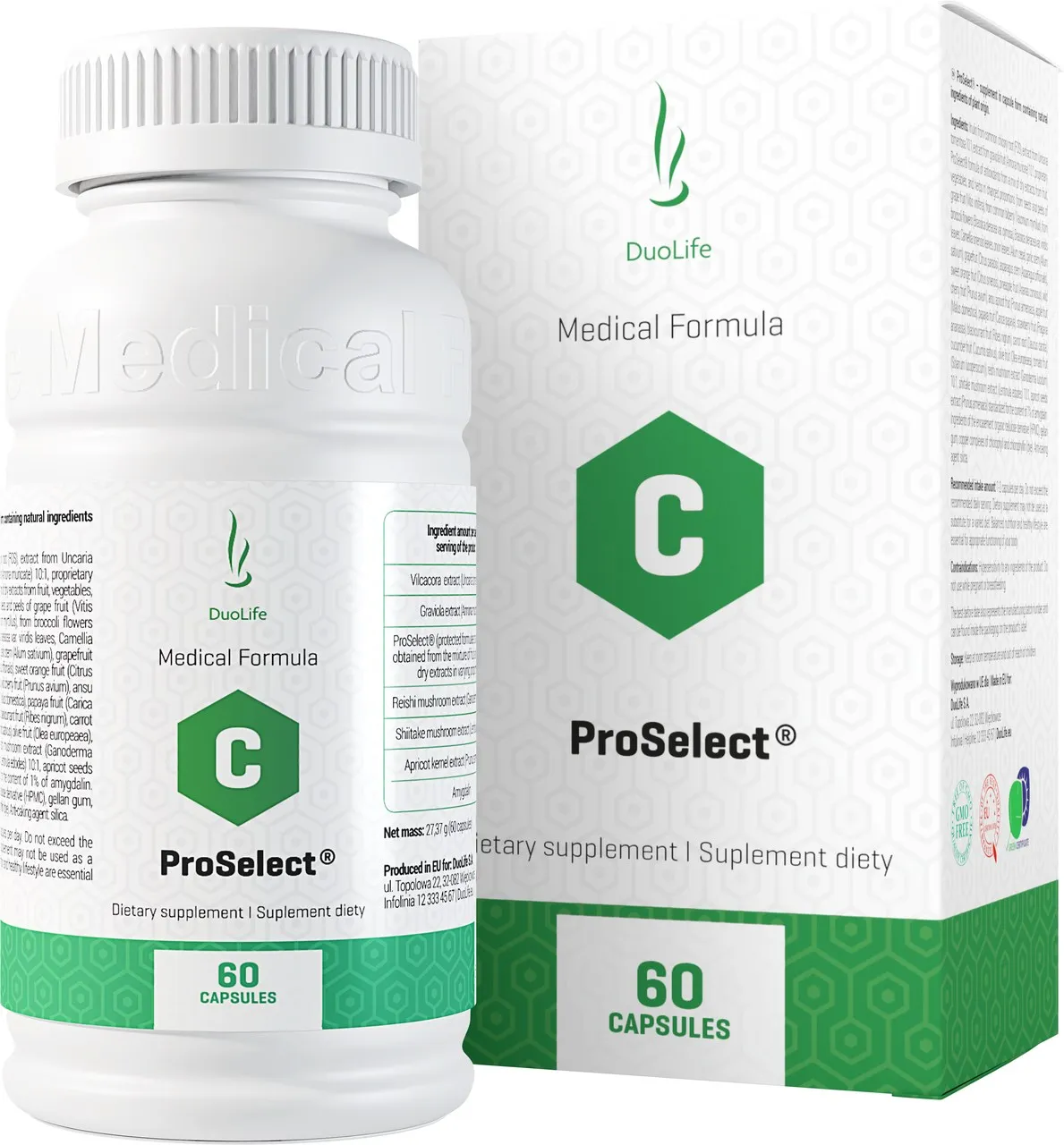 Duolife Medical Formula ProSelect, suplement diety, 60 kapsułek