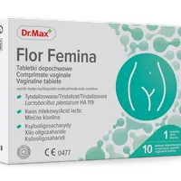 Flor Femina Dr.Max, tabletki dopochwowe, 10 sztuk