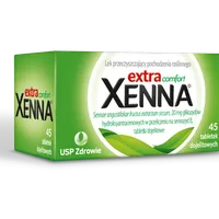 Xenna Extra Comfort, lek przeczyszczający pochodzenia roślinnego, 45 tabletek dojelitowych
