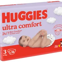 Huggies Ultra Comfort pieluchy rozmiar 3 Mega Pack, 78 szt.