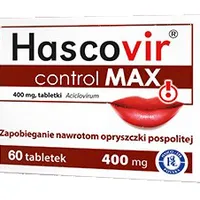 Hascovir control MAX 400 mg, 60 tabletek
