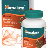 Himalaya Bacopa Memory Wellness, suplement diety, 60 kapsułek