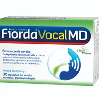 Fiorda Vocal MD, smak owoców leśnych, 30 pastylek do ssania