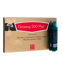 Ginseng 500 Plus,, 10 fiolek x 10 ml