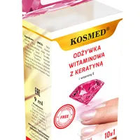 Kosmed, witaminowa odżywka do paznokci z keratyną, 9ml
