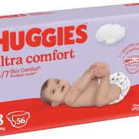 Huggies Ultra Comfort pieluchy rozmiar 3 Jumbo Pack, 56 szt.