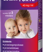 Ibuprom dla Dzieci Forte, 0,2 g/5 ml, zawiesina doustna, smak truskawkowy, 150 ml