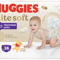 Huggies Elite Soft Mega Pants pieluchomajtki rozmiar 4 (9-14 kg), 38 szt.