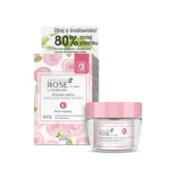 Floslek Rose For Skin różane ogrody, różany krem przeciwzmarszczkowy na noc, eco zestaw, 50 ml