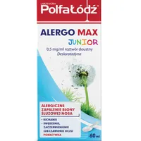 Laboratoria PolfaŁódź Alergo Max Junior, 0,5 mg/ml, smak tutti frutti, 60 ml