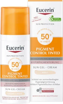Eucerin Sun Pigment Control fluid ochronny przeciw przebarwieniom koloryzujący SPF 50+ Eucerin Sun Pigment Control fluid ochronny przeciw przebarwieniom koloryzujący SPF 50+