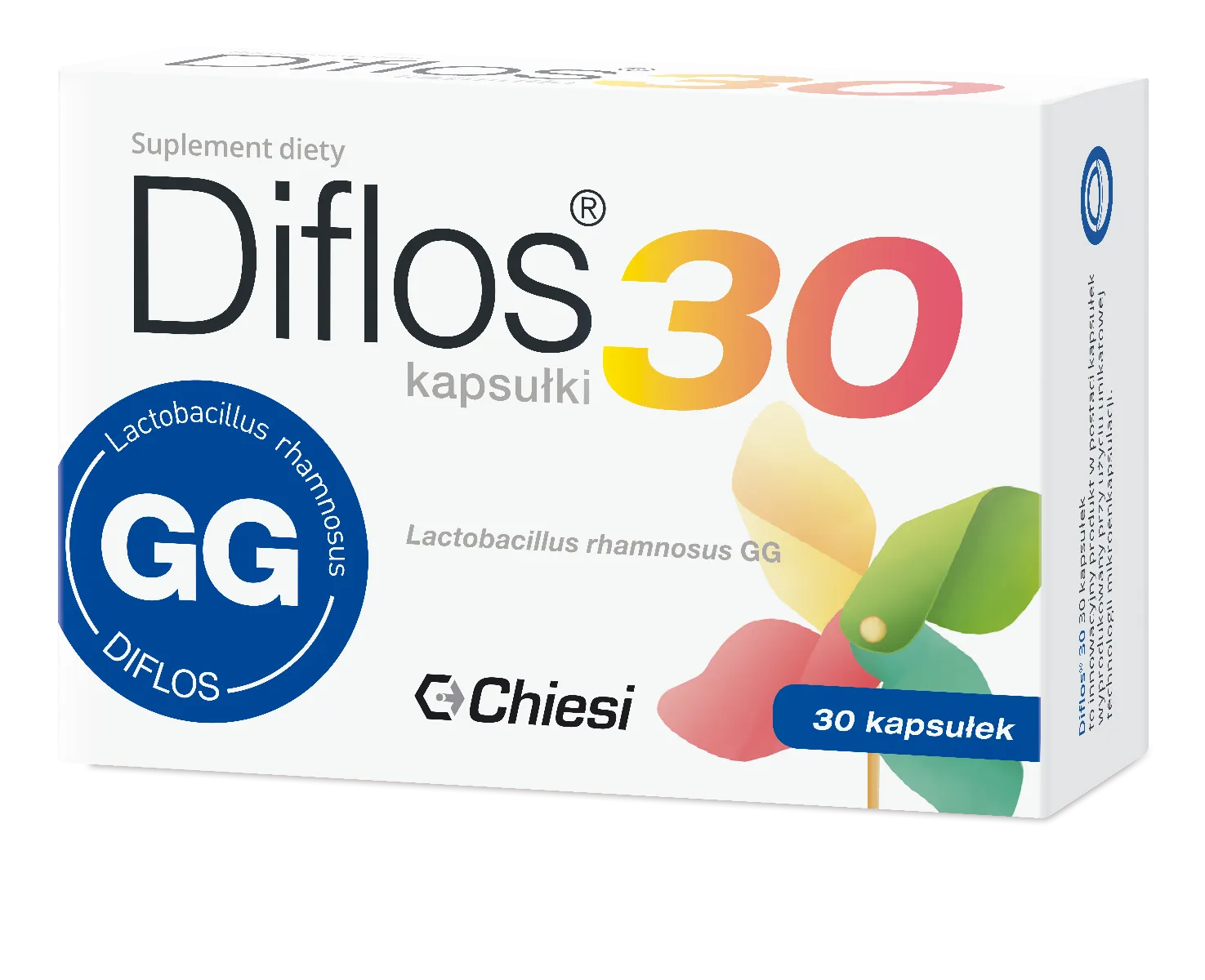 Diflos 30, suplement diety, 30 kapsułek