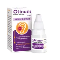 Otinum, 0,2 g/g, krople do uszu, 10 g