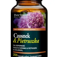 Doctor Life Czosnek & Piteruszka, suplement diety, 200 kapsułek