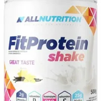 ALLNUTRITION FitProtein Shake odżywka białkowa Vanilla, 500 g