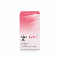 ClearLab ClearColor 55 kolorowe soczewki kontaktowe szare -3.00, 2 szt.