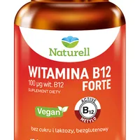 Naturell, Witamina B12 Forte, 120 tabletek do rozgryzania i żucia