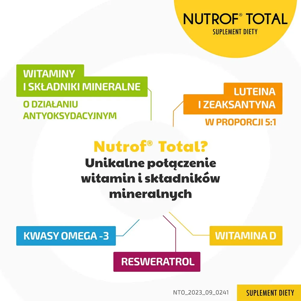 Nutrof Total z witaminą D3, 60 kapsułek 