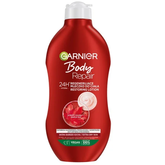 Garnier Body Intensywna Pielęgnacja, regenerujące mleczko do ciała, 400 ml