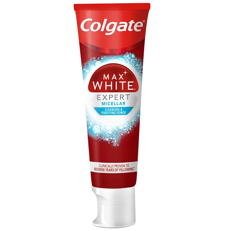 Colgate Max White Expert Micellar, wybielająca pasta do zębów, 75 ml