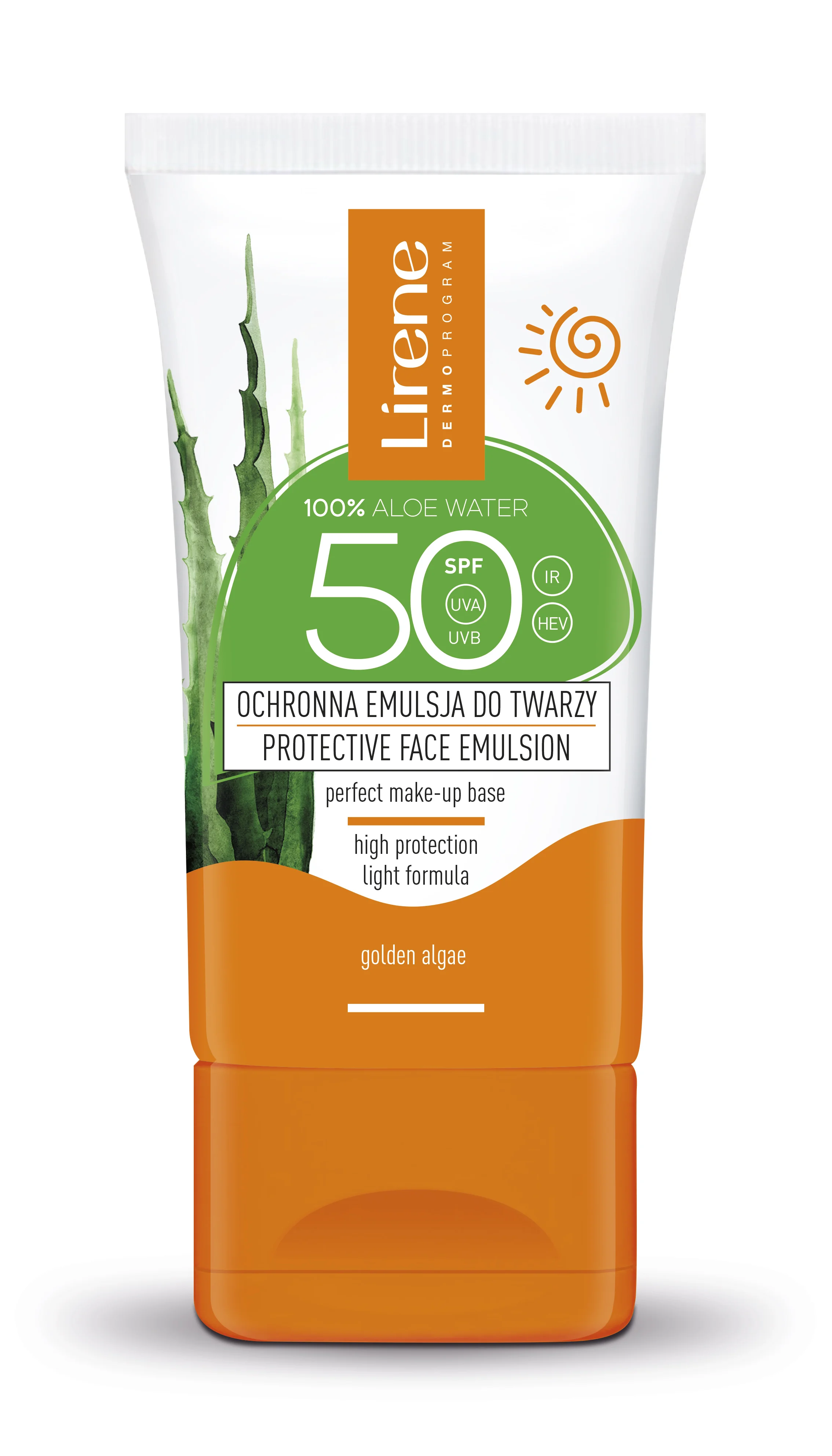 Lirene SUN Ochronna emulsja do twarzy SPF 50