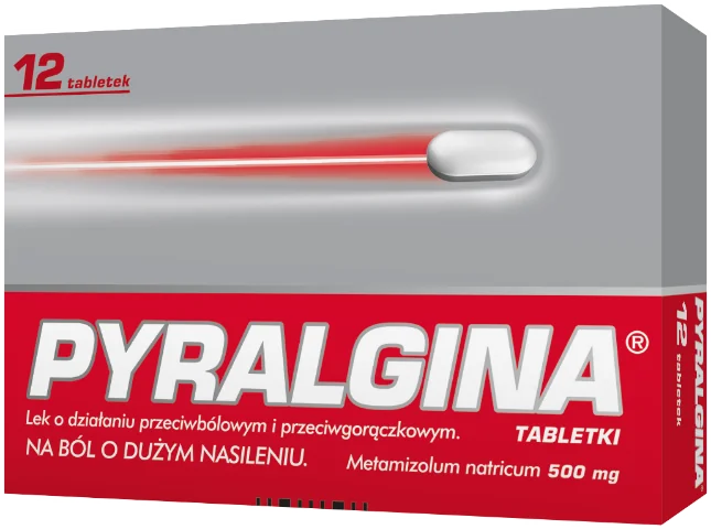 Pyralgina, 500 mg, 12 tabletek