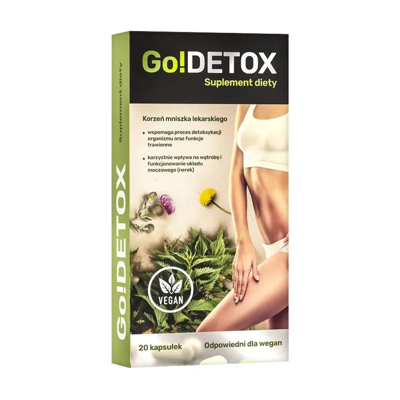 Noble Health GO!Detox, 20 kapsułek