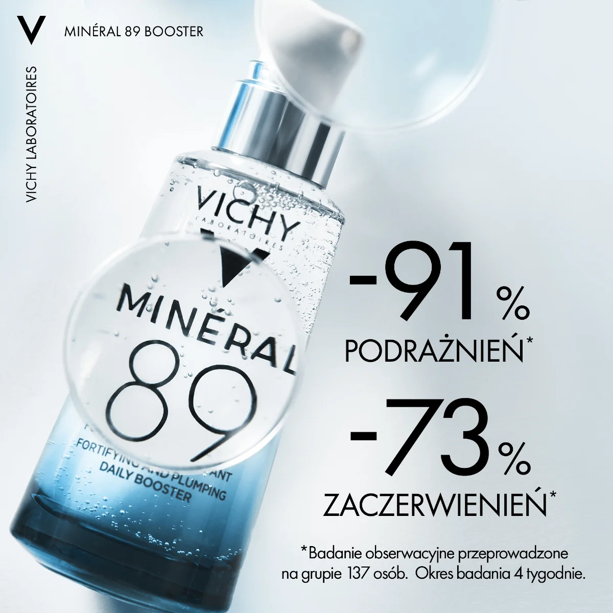 Vichy Mineral 89 Booster nawilżająco-wzmacniający, 50 ml