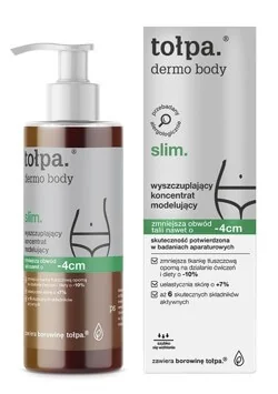 Tołpa Dermo Body Slim, wyszczuplający koncentrat modelujący, 250 ml