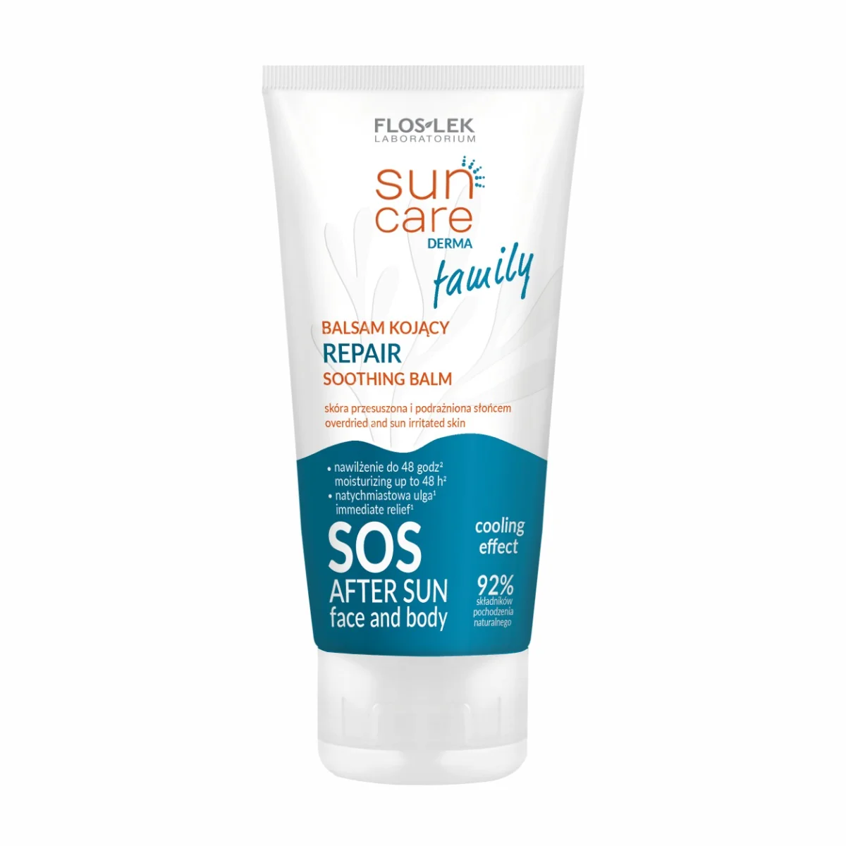 Floslek Sun Care Derma Family Repair, balsam kojący po opalaniu, 125 ml