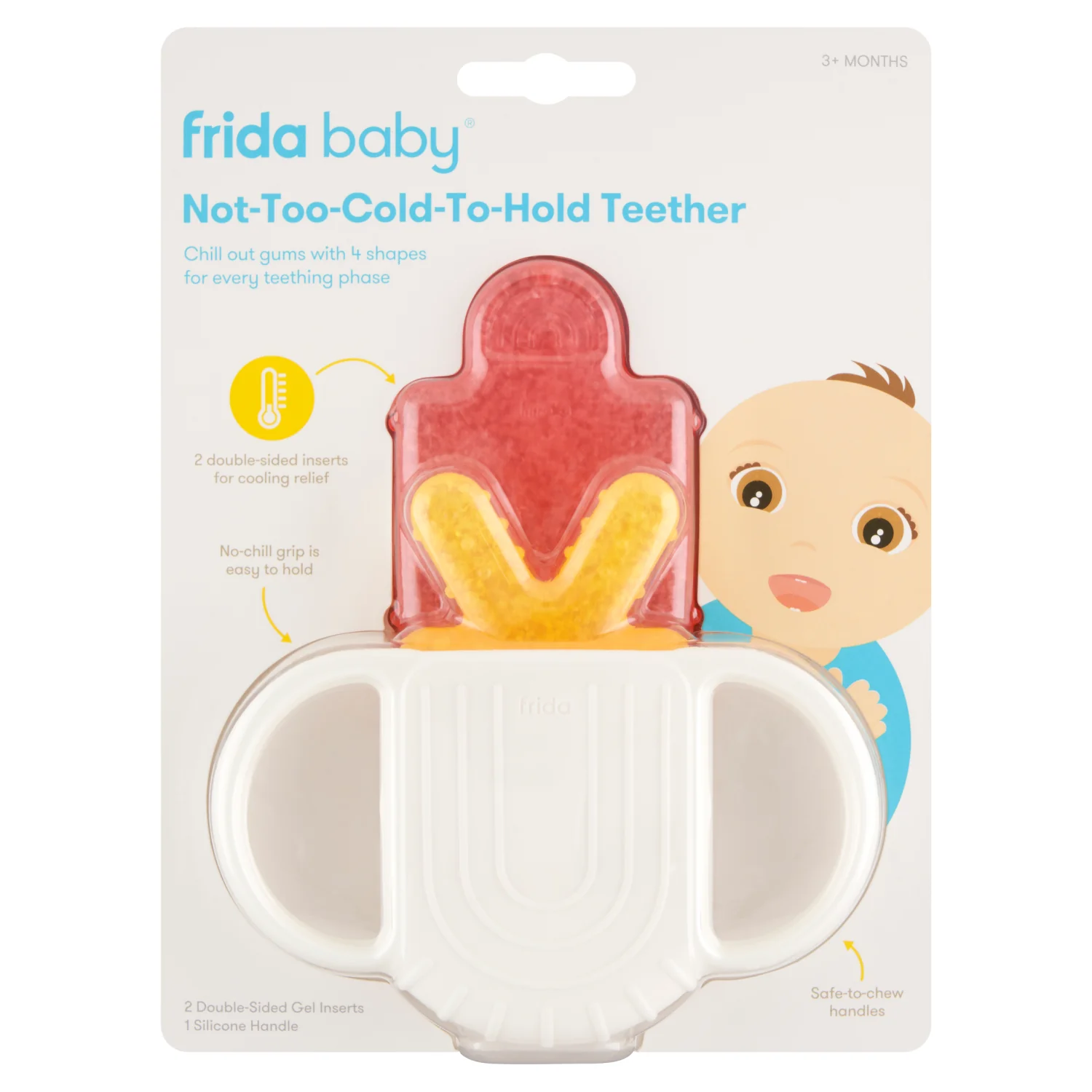 FridaBaby Cool Teether 4 w 1, zestaw gryzaków dla wszystkich okresów ząbkowania