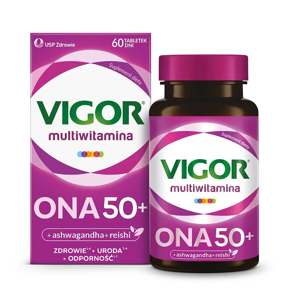 Vigor Multiwitamina ONA 50+ suplement diety, 60 tabletek