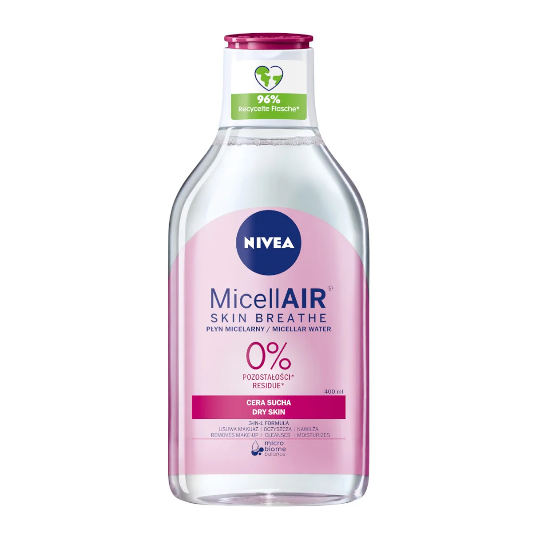 Nivea MicellAIR Skin Breathe pielęgnujący płyn micelarny do cery suchej, 400 ml