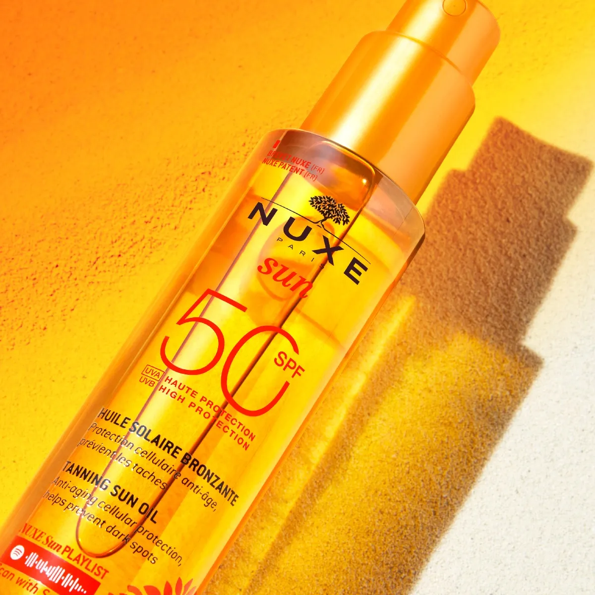 Nuxe Sun olejek do opalania twarzy i ciała SPF50, 150 ml 