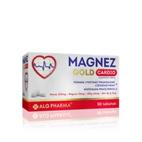 Magnez Gold Cardio, suplement diety, 50 tabletek powlekanych