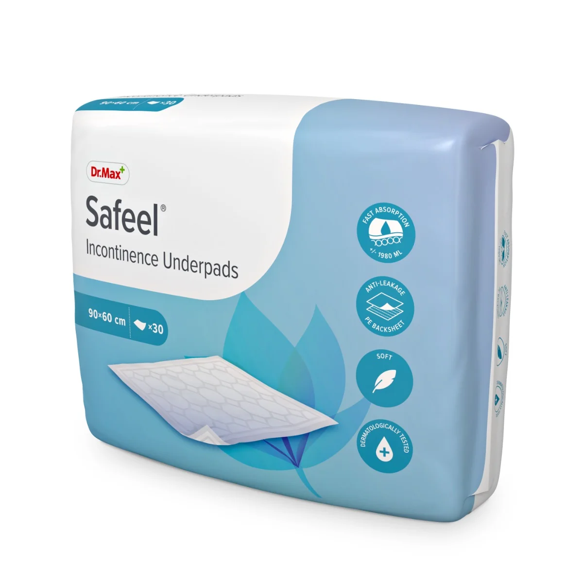 Safeel Incontinence Underpads Dr. Max, podkłady chłonne, 30 sztuk