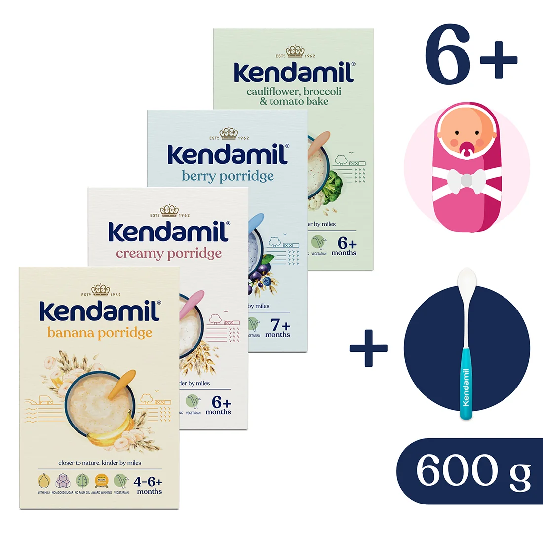 Kendamil Mix kaszekmlecznych 600g