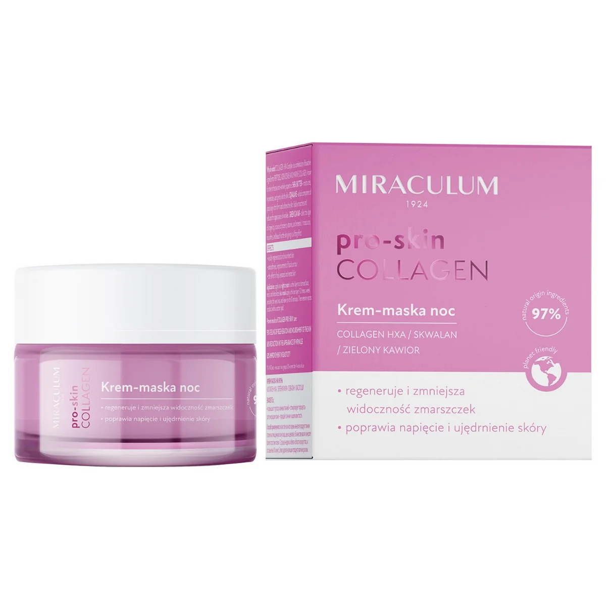 Miraculum COLLAGEN pro-skin, krem-maska na noc, 50 ml