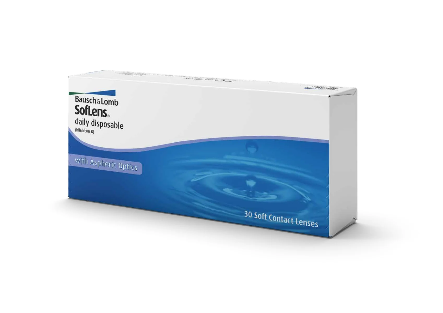 Bausch+Lomb SofLens Daily Disp soczewki kontaktowe jednodniowe -1,25, 30 szt.