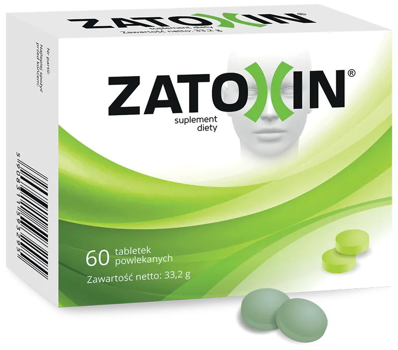 Zatoxin - suplement diety zawierający kompozycję ekstraktów roślinnych, 60 tabletek