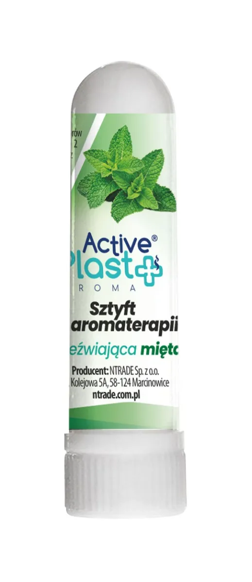 Active Plast Aroma sztyft do nosa Orzeźwiająca Mięta, 1 szt.