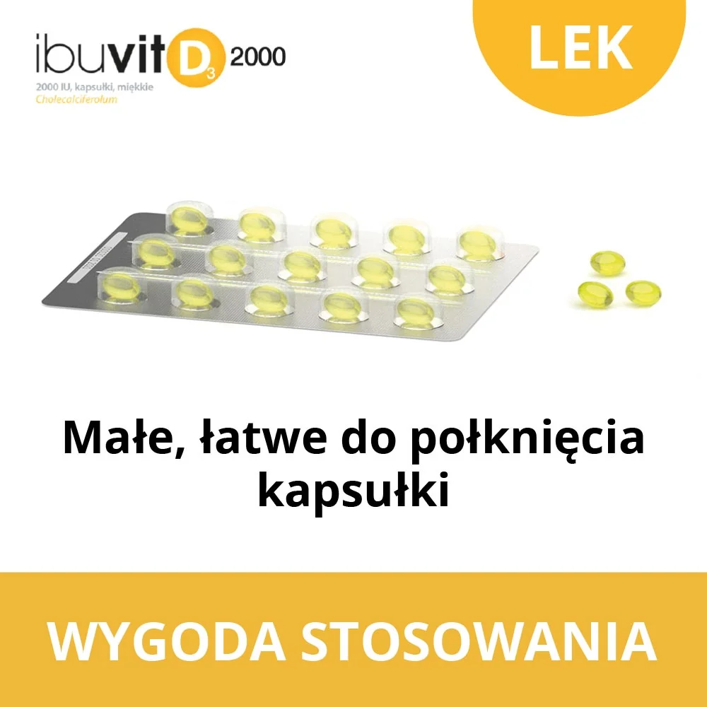 Ibuvit D3 2000 IU 60 kapsułek miękkich