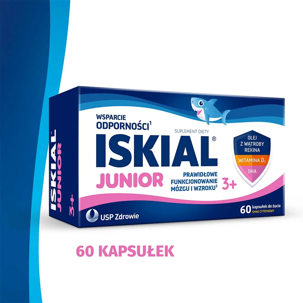 Iskial Junior, 60 kapsułek do żucia