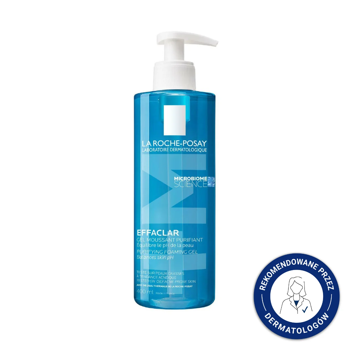 La Roche-Posay Effaclar Oczyszczający żel do twarzy, skóra tłusta, 400 ml