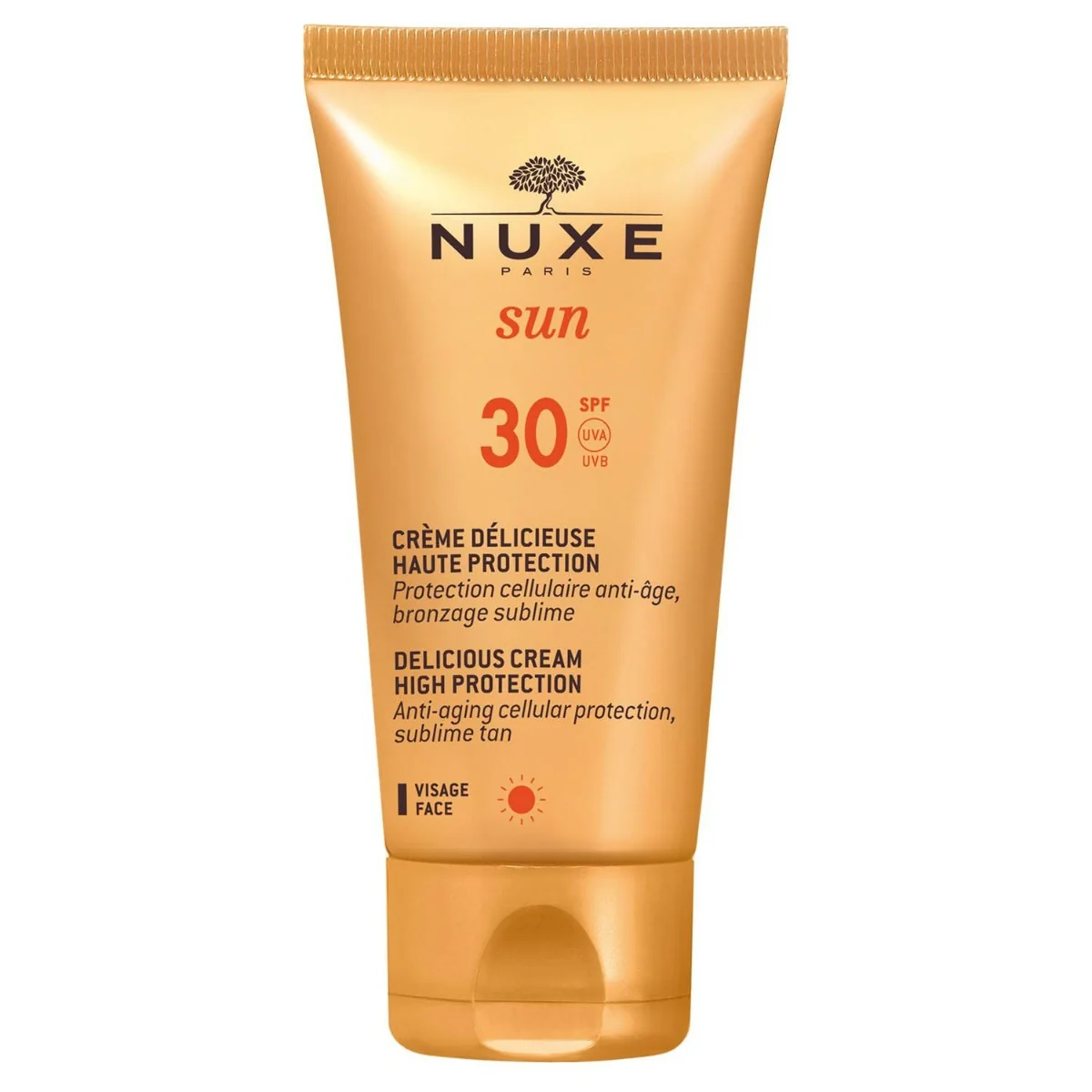 Nuxe Sun Krem ochronny do twarzy SPF30, 50 ml