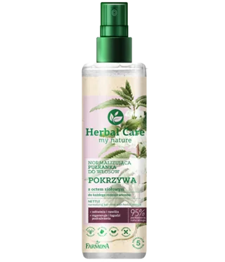 Herbal Care POKRZYWA z octem ziołowym, płukanka do włosów normalizująca, 200 ml