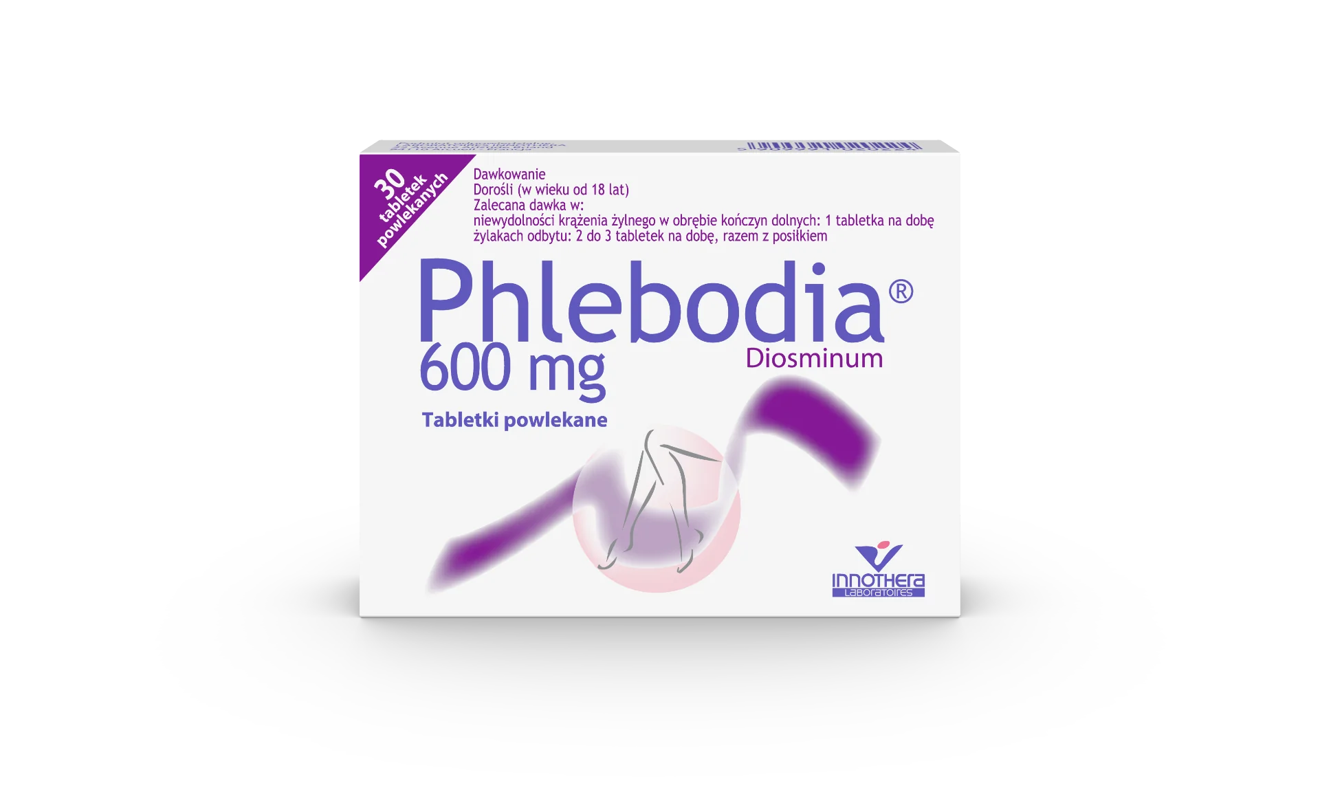 Phlebodia, 600mg, 30 tabletek powlekanych