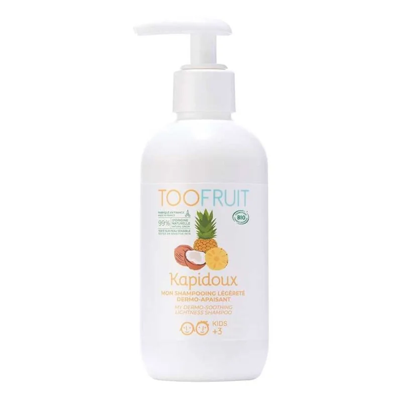 TOOFRUIT, szampon dermo-kojący dla dzieci Ananas i Kokos, 200 ml